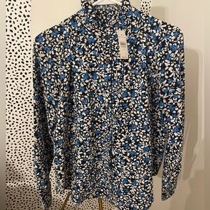 NWT Ann Taylor Floral Blouse